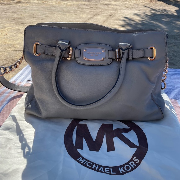 Grey Michael Kors Purse - Picture 5 of 5
